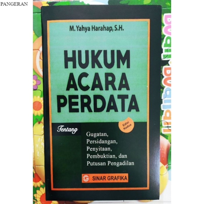 

Produk Terbaru Hukum Acara Perdata Yahya Harahap - . Cod