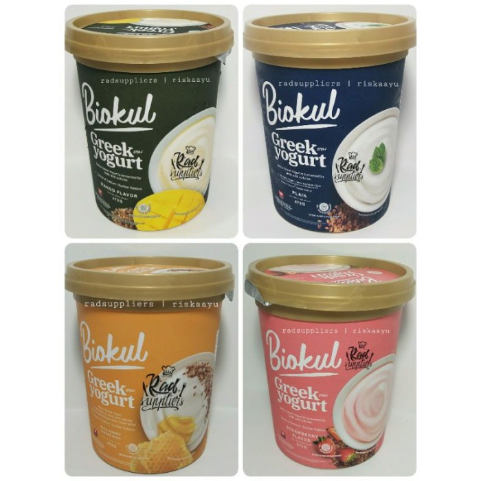 

(BestSeller) Biokul Greek Yogurt 473ml, Best Seller Greek Yogurt, Harga Spesials..!