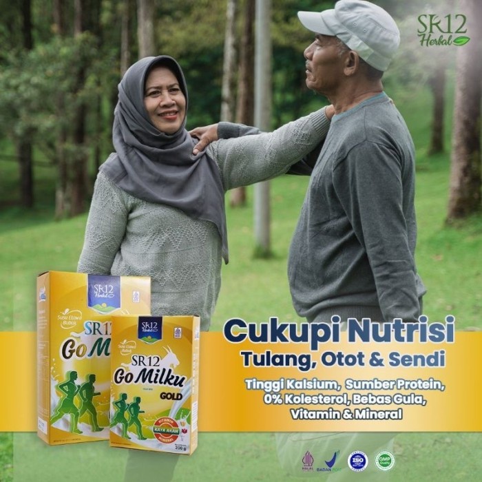

(BestSeller) Go Milku Gold SR12 200 gr susu kambing kaya manfaat untuk kesehatan tubuh.