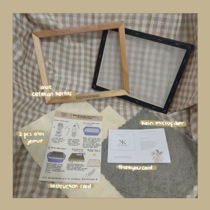 

Jual [READY] Cetakan Kertas Daur Ulang Handmade Paper Maker