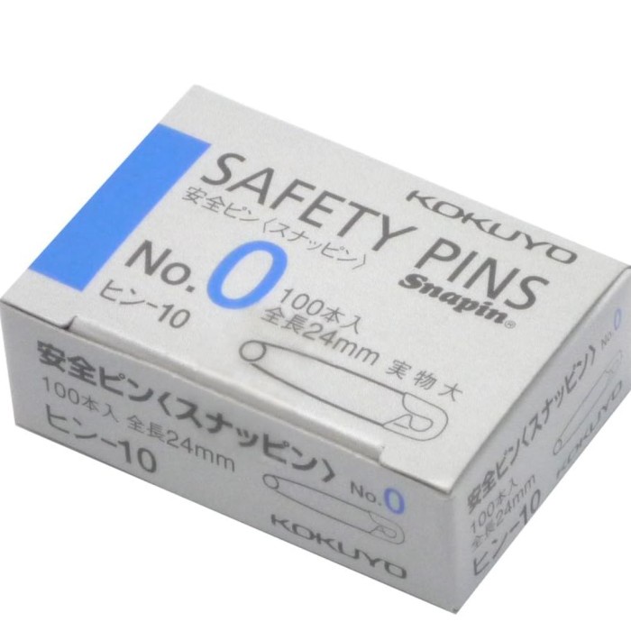 

Jual [READY] KOKUYO Safety Pin No. 0, Hin-10