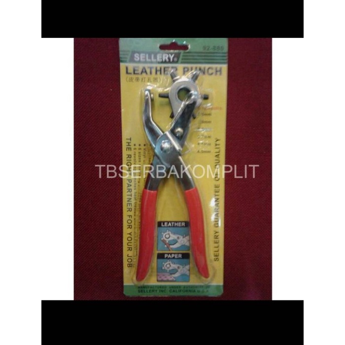 

Jual [READY] Tang Pembolong Pelubang gesper kulit Leather Punch Sellery