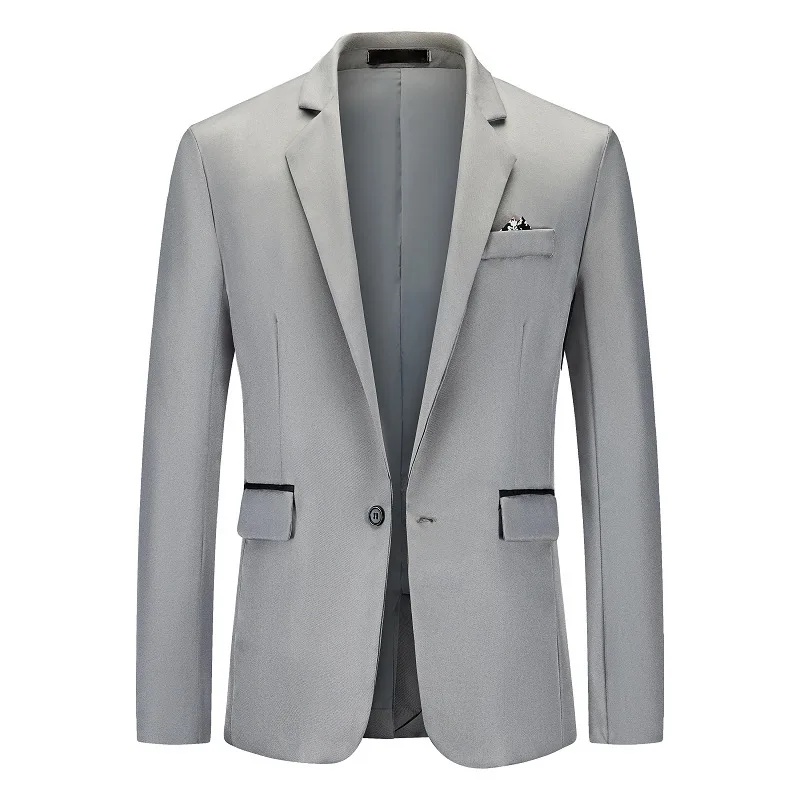 Suittop Men'S Western-Style Casual Blazer Korean Version Unsewn Jacket Cross-Border Stock