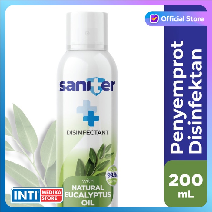 KamiReadySelalu- SANITER - Disinfektan Spray Eucalyptus Aerosol Eucalyptus Oil 200ml