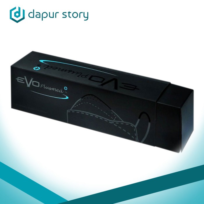 KamiReadySelalu- Masker Evo Plusmed 4D Super Black 1 Box Isi 20 Pcs Limited Edition