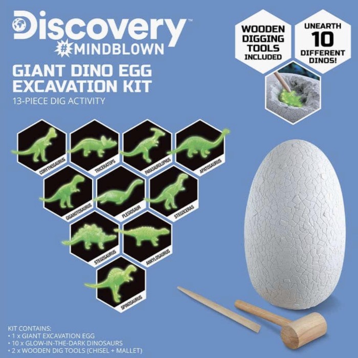 Sale Terbatas Discovery Mindblown Dinosaur Excavation Jumbo Egg Aman