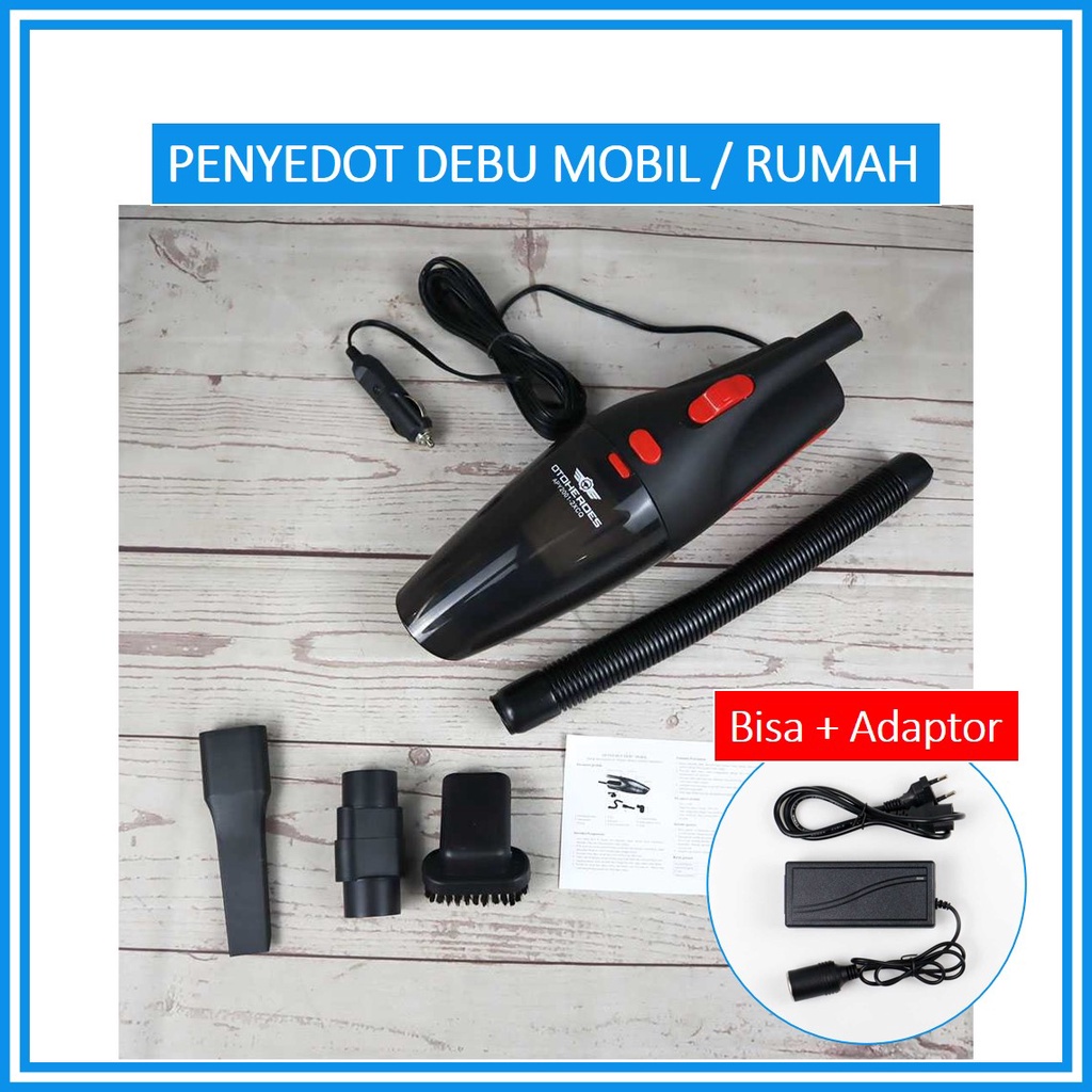 [BISA COD] Vacuum Cleaner Penyedot Debu Mobil 12V 120W - Vakum Mobil - Sedot debu OTOHEROES
