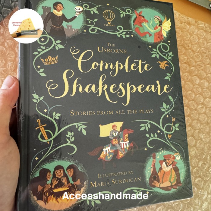 SALE TERHOTT USBORNE THE COMPLETE SHAKESPEARE BUKU IMPORT SASTRA HARD COVER BOOK READYY