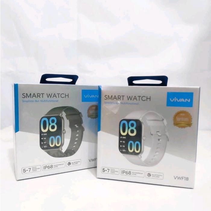 CUCI GUDANG.. VIVAN VWF18 SMART WATCH IP68 WATERPROOF LEVEL