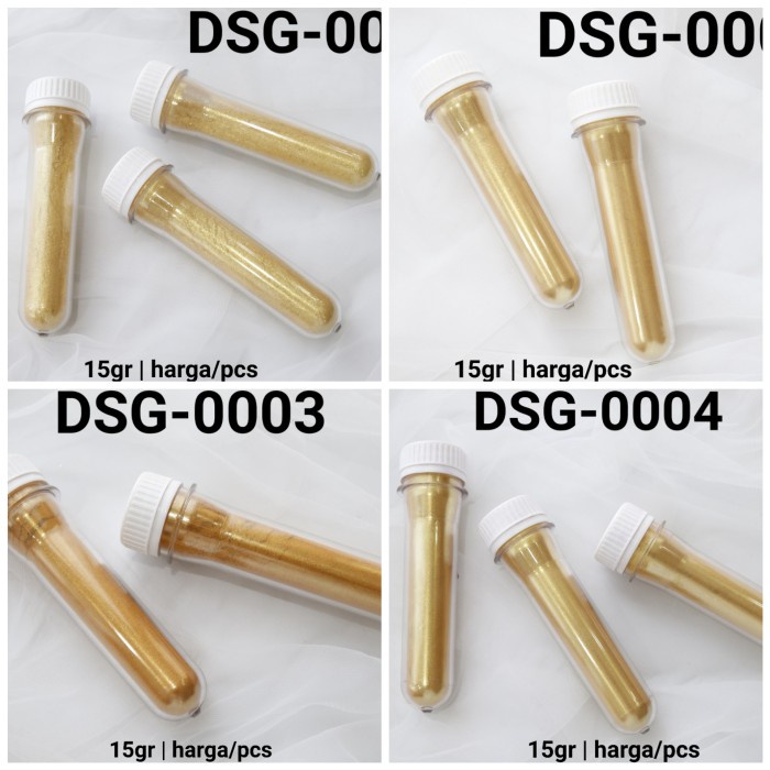 

GR-DSG Lustre luster dust bubuk pewarna metalik emas gold
