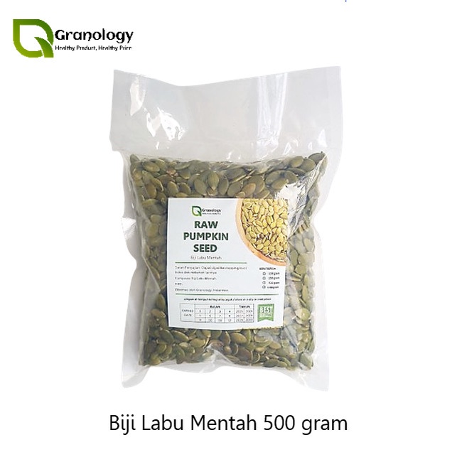 

Biji Labu Mentah / Raw Pumpkin Seed - 500 gram