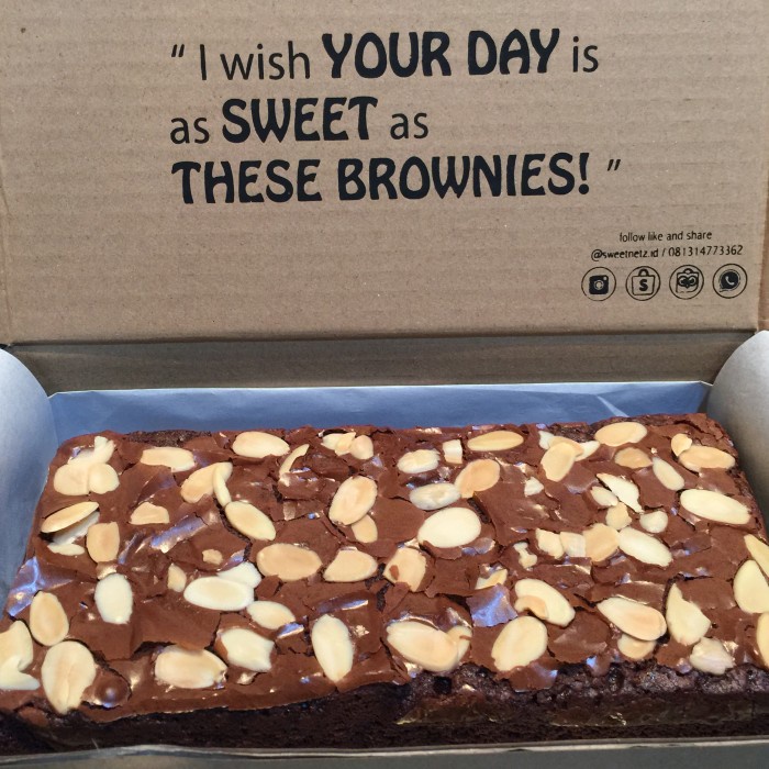 

Brownies Almond