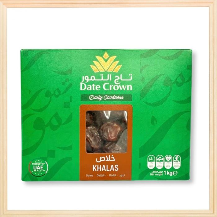 

Date Crown Khalas 1 Kg - Kurma Kholas Date Crown 1kg Premium Quality Organik