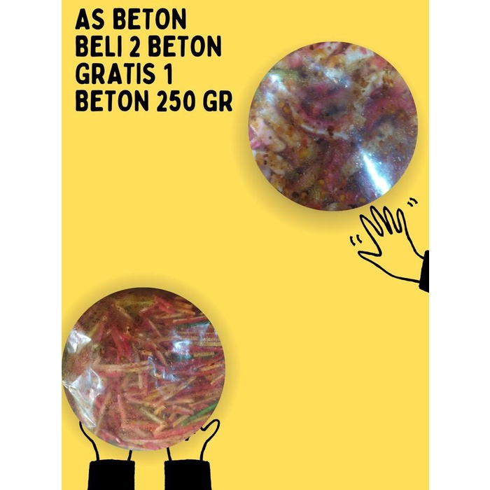 

AS BETON BELI 2 KERUPUK BETON FREE 1 KERUPUK BETON 250GR Bawang Camilan