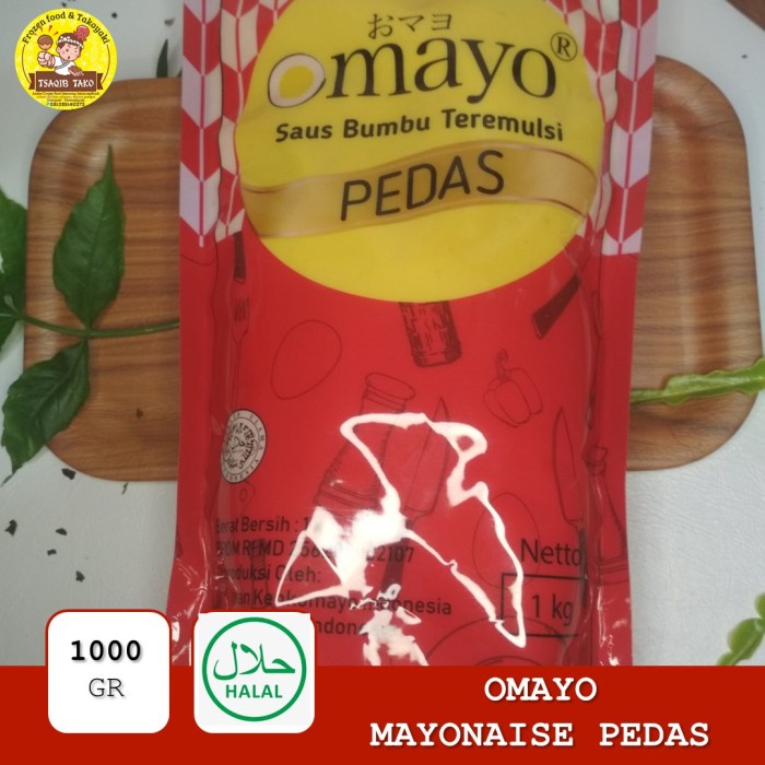 

PROMO Mayo mayonaise hot pedas 1kg omayo