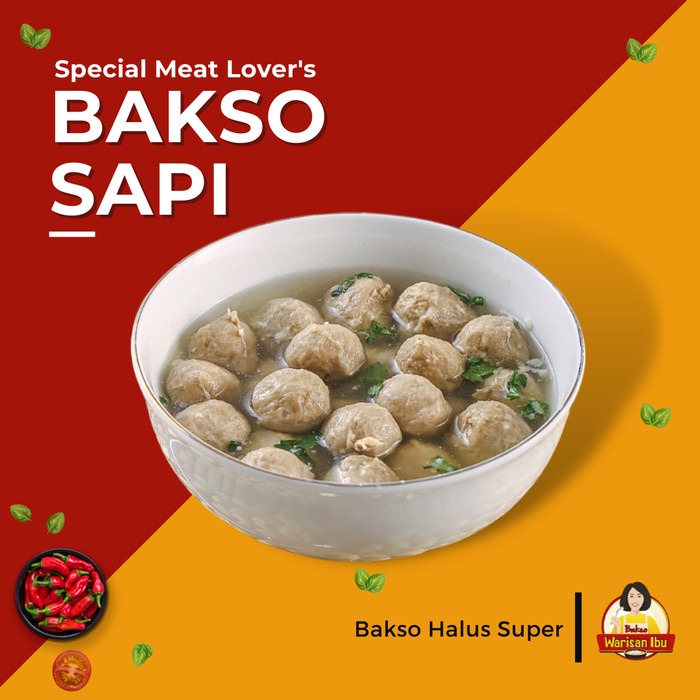 

Promo Terbatas Paket Special Meat Lover'S Bakso Sapi Warisan Ibu Aman