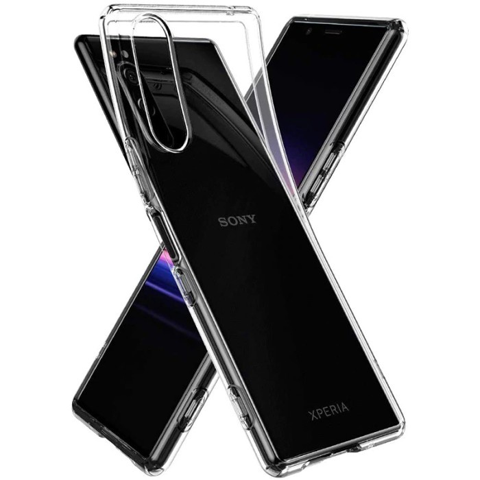 Slim TPU Case Sony Xperia 5 - Original Clear Soft Bening Cover Casing