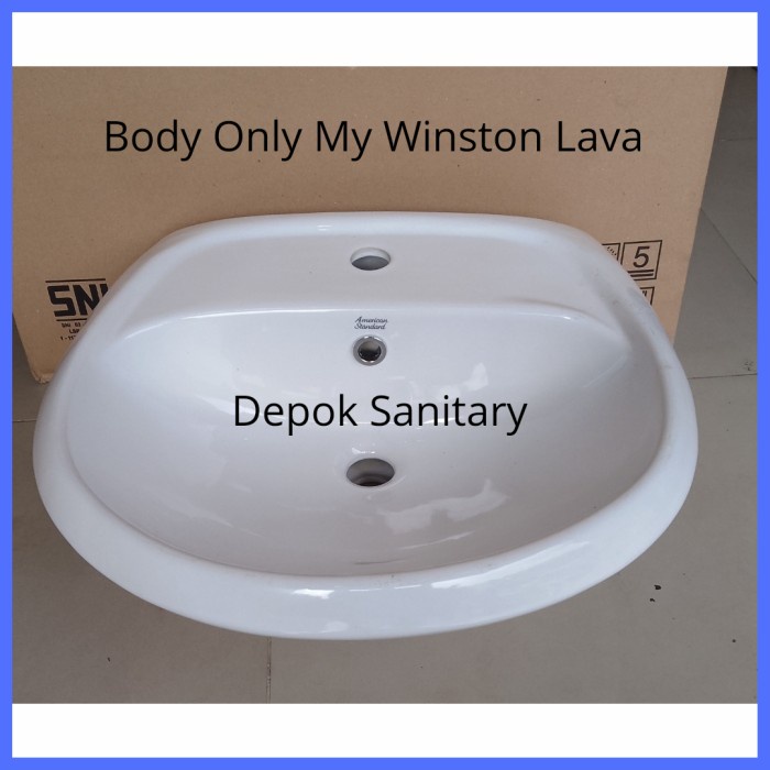 Rumah Troli Office - Paket Merdeka Washtafel American Standar My Winston Lava Komplit