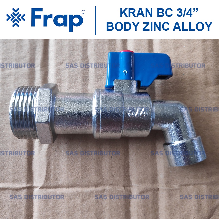Kran BC 3/4" inch Frap / Keran BC 3/4"/ Kran Besi Tembok 0,75 / Kran Air 3/4" / Bibcock / Kran Taman