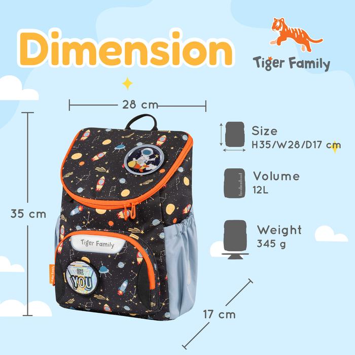 JOURNEY : TIGER FAMILY Ergonomic Bag - Backpack Tas Ransel Sekolah Anak Untuk Kesehatan