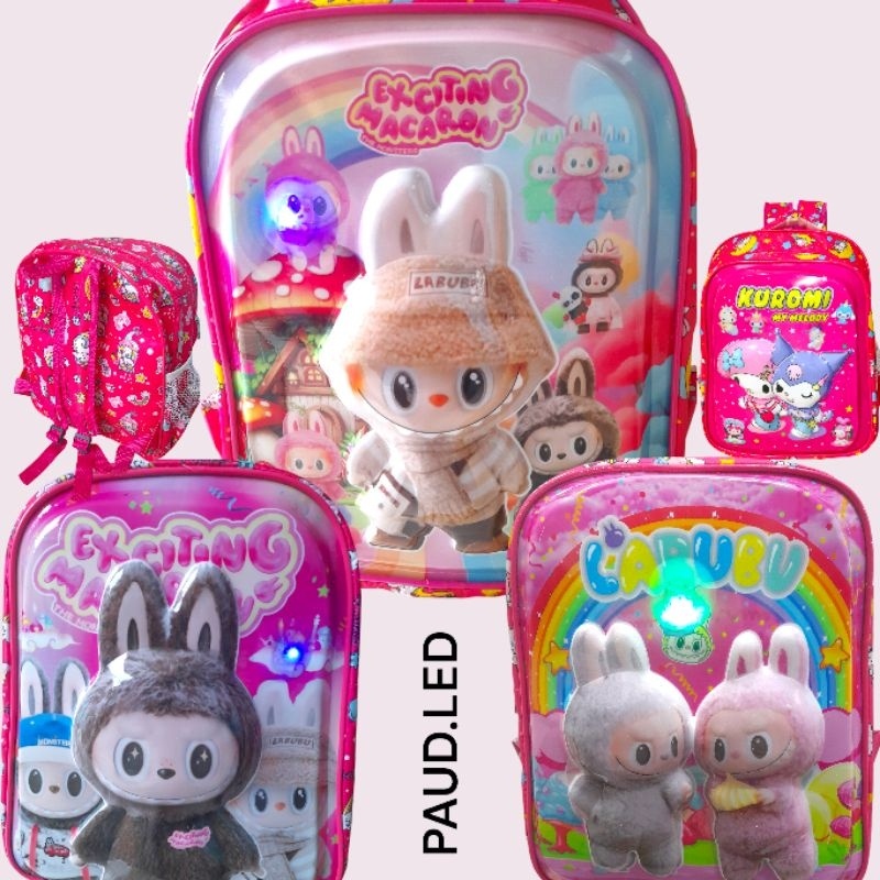 Backpack School Korean Style Rnsl Branded Tas Sekolah Casual Junior Wanita Rsnsel Ranswl Rangsel Sek