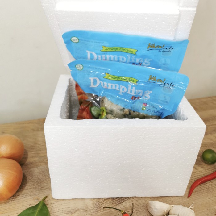 

Sale Terbatas Dimsum Halal Vacuum Pack : Wheneats Shrimp Chicken Dumpling 20 Pieces Aman