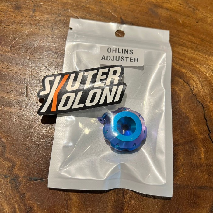 Titanium ohlins Adjuster Preload Cap universal ohlins Vespa & motor