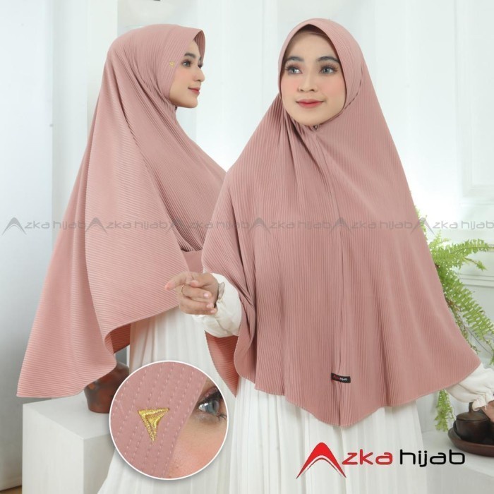 Terbaru Jilbab Khimar Bergo Jumbo Plisket Jersey Super