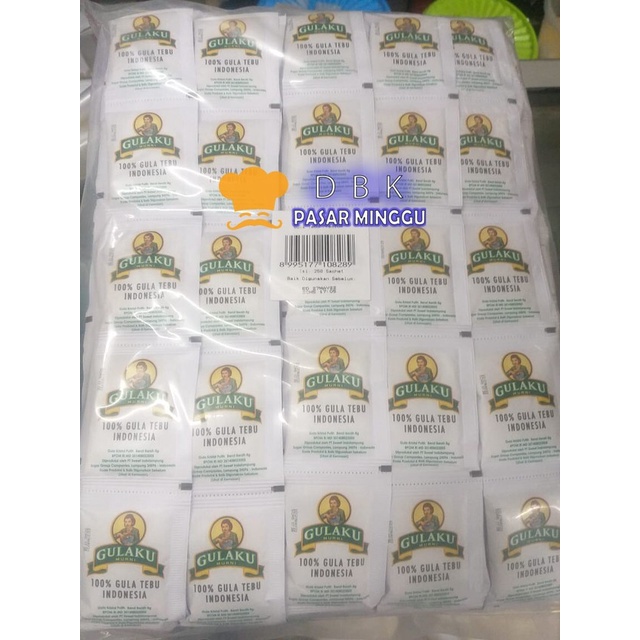 

Gulaku Sachet 250 X 80Gr Gula Stick Kafe Hotel Cafe Sugar Best Seller
