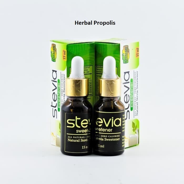 

Stevia Gula Cair Tetes Alami Sweetener Asli Original High Quality