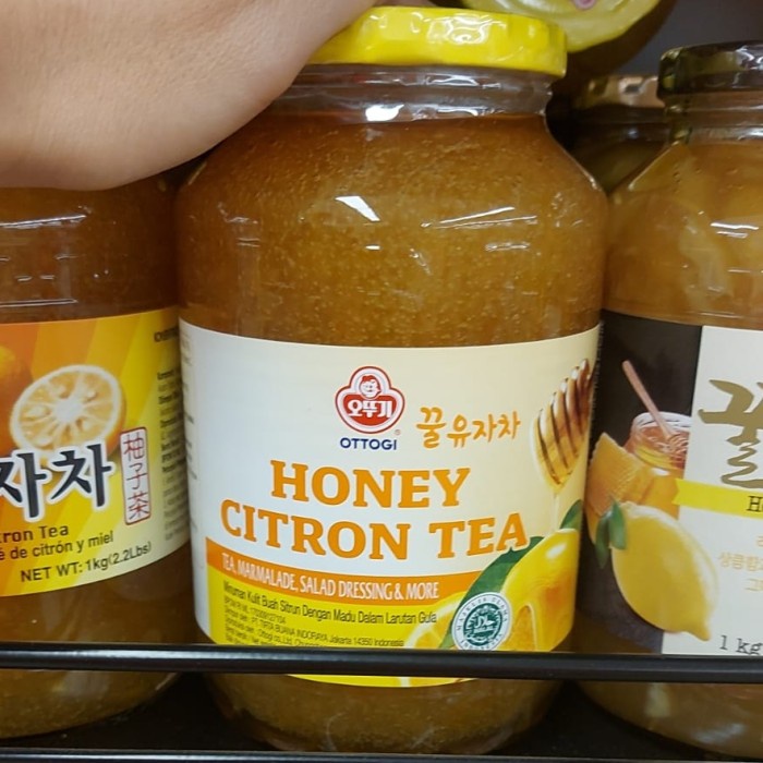

Ottogi Honey Citron Tea 1kg Yuzu Korea Madu Sari Buah Citrus 1 Kg