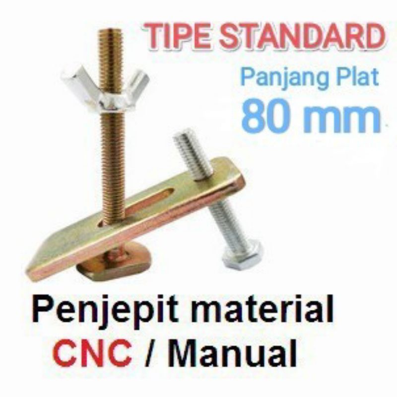 Clamp clamping klem jepitan jepit fixture T-slot alumunium aluminium profile profile pressure plate
