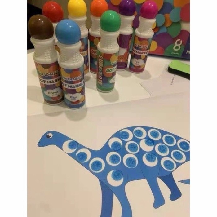 Mainan Edukasi Anak Spidol Dot Marker Painting Asli 100%