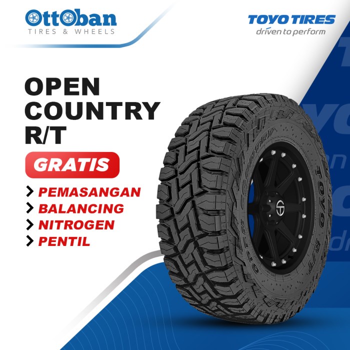 Toyo Open Country Rt 265/60 Ring 18 Ban Mobil Best Quality