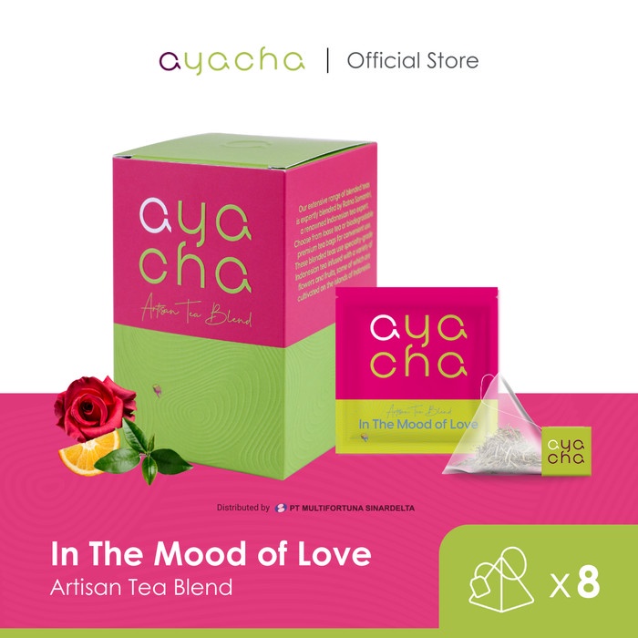 

Ayacha Artisan Tea - In The Mood of Love Tea Bag 8 Pcs Teh Bunga Celup Teh Fruity