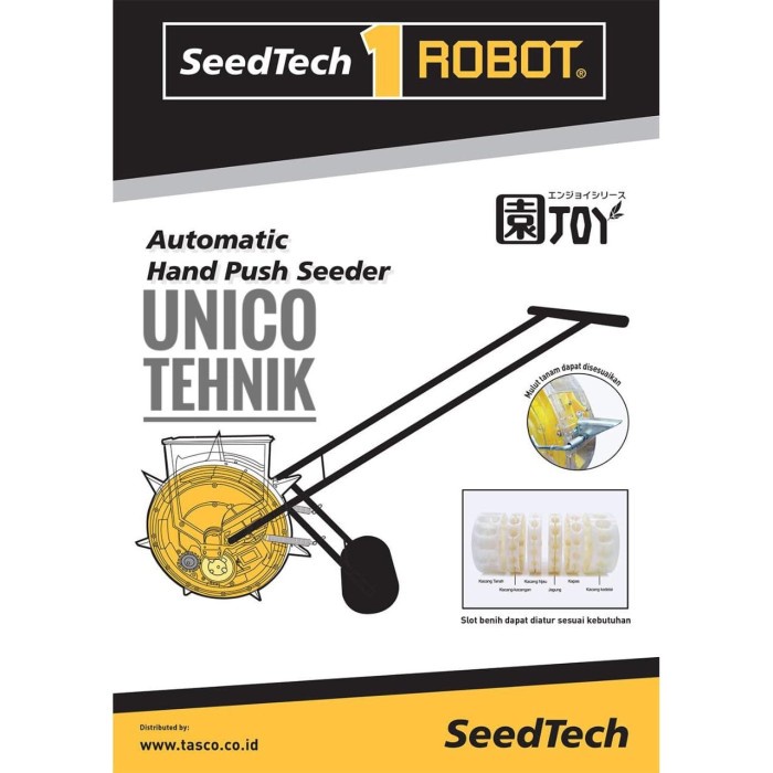 Alat tanam biji Jagung ROBOT RS 12 / Automatic Hand Push Seeder ROBOT