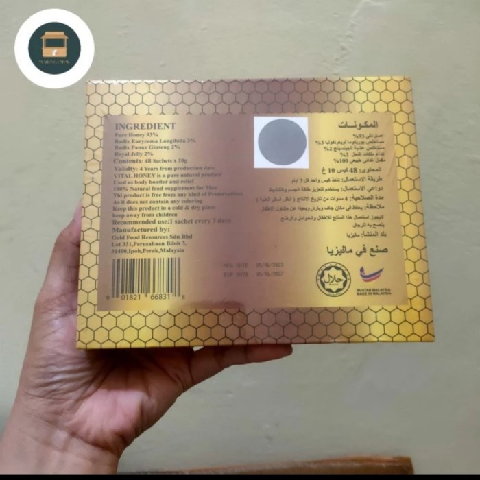 

Promo Terbatas Madu Extra Black Horse Vital Honey Original Aman