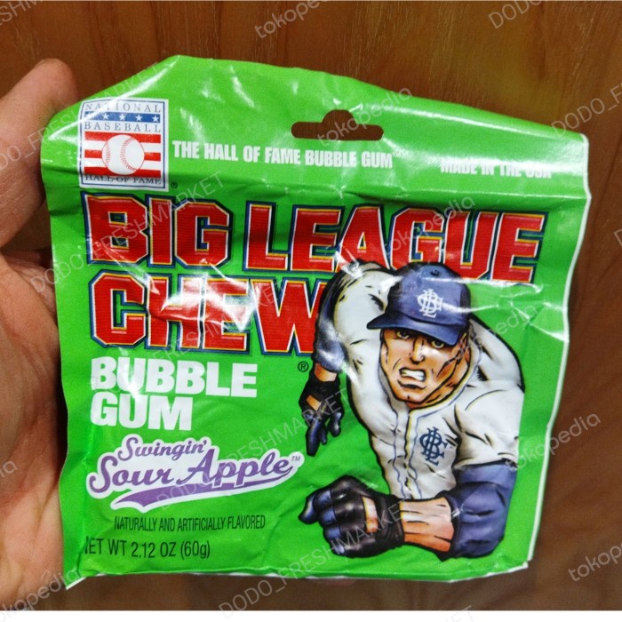 

Big League Chewy Swingin sour apple bubble 60gr
