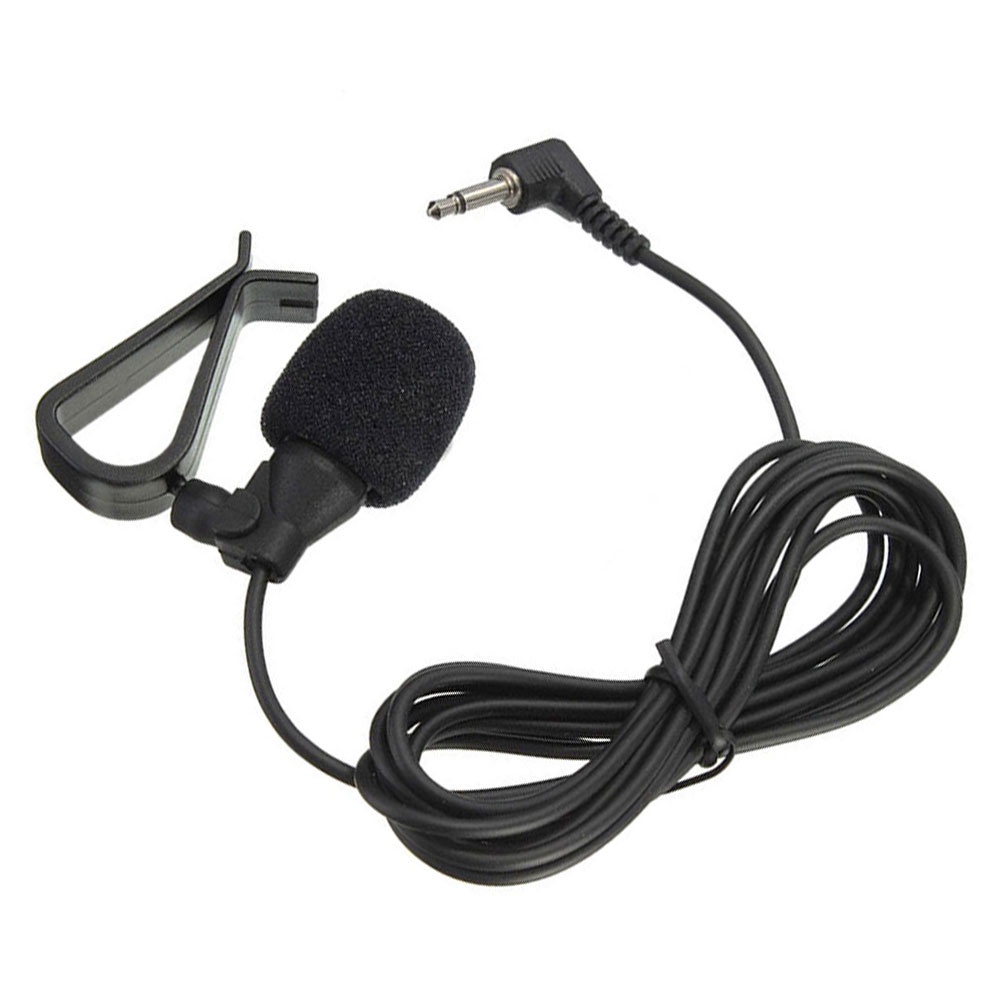 3.5Mm Car Audio Microphone Radio Microphone Plug Wired Mic 3M Cable For Bluetooth-Compatible Pioneer