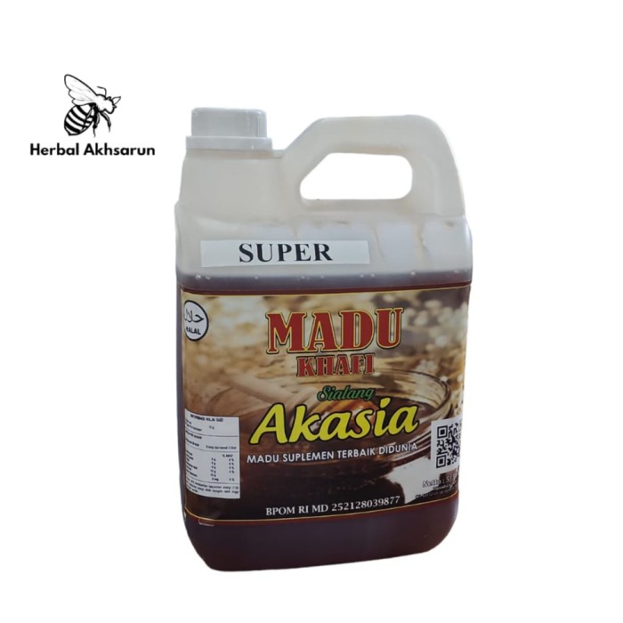 

Promo Terbatas Madu Hutan Sialang Akasia Super Khafi Netto 5Kg Aman