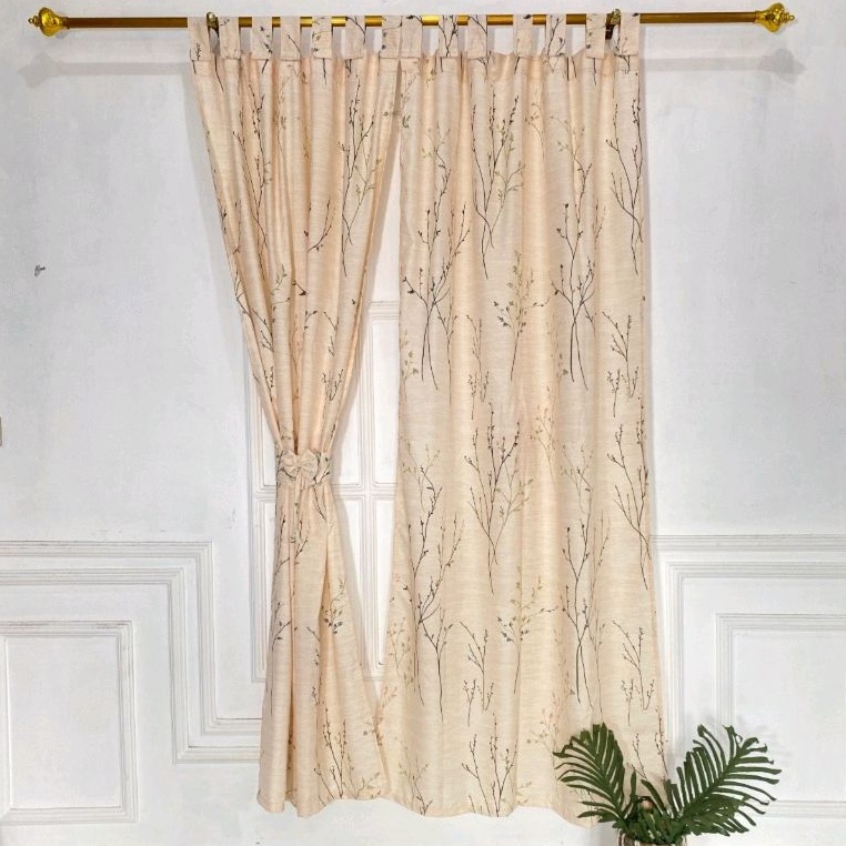 Gorden Estetik Aesthetic Blackout Bagus Modern Ruang Tamu O8R8 Multifungsi Curtain Tebal Kamar Panja