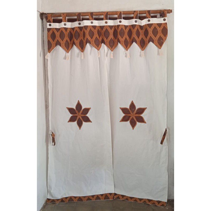 Gorden Curtain Murah Tebal Modern Termurah Terbaru N5M0 Bagus Jendela Kekinian Kamar Tirai Polos Pin