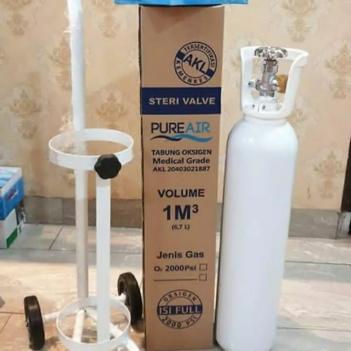 TABUNG OKSIGEN 1 SET MEDIS LENGKAP
