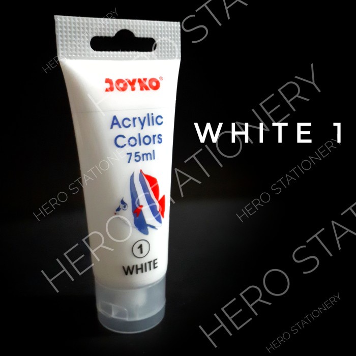 

OBRAL Cat acrylic akrilik titi tube 75 ml warna putih white 1