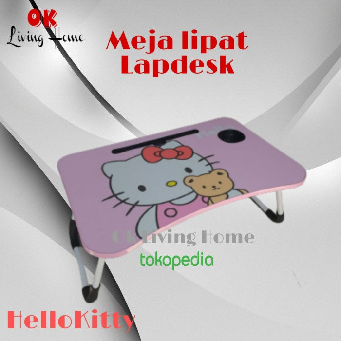 Meja Lipat Anak, Meja Belajar Anak, Meja Lipat Karakter Anak