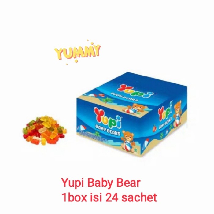 

JTTOP" YUPI BABY BEARS PERMEN LUNAK BOX ISI 24 BKS