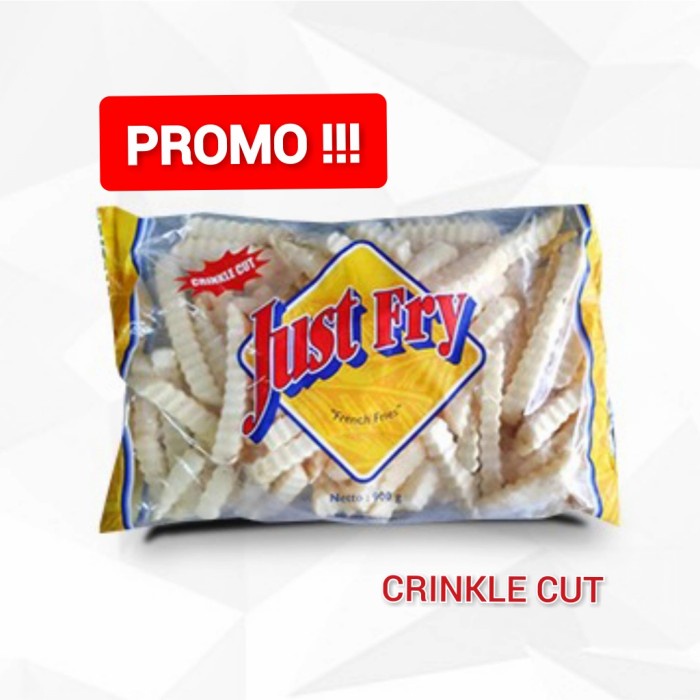 

JTTOP" JUST FRY 900G JUSTFRY FRENCH FRIES KENTANG SNACK ALLVARIAN MURAH PROMO
