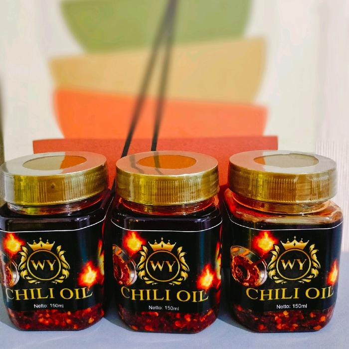 

WY Chili Oil Isi 3 Botol/produksi wy,