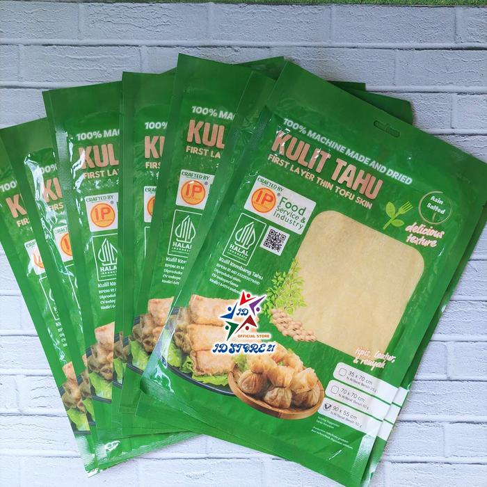 

JTTOP" KULIT TAHU INDOPERTAMA IP KULIT TAHU LUMPIA BAKIEN 50GR LEMBUT HALAL