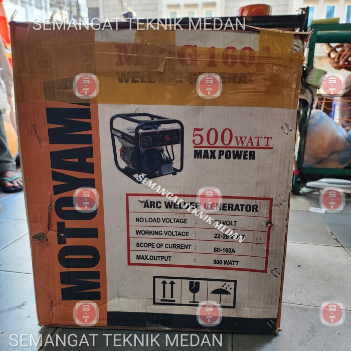 Obral MWG160A MESIN LAS GENSET BENSIN GENERATOR WELDER MOTOYAMA MWG 160 A